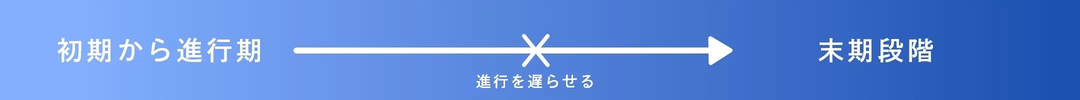 初期から進行期 末期段階